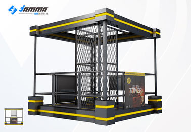 Black Yellow Virtual Shooting Simulator Theme Park Equipment With 2 Handles